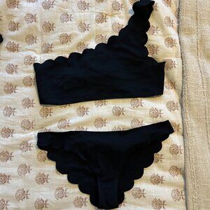 Marysia Swim - Black Santa Barbara Top & Broadway Bottom